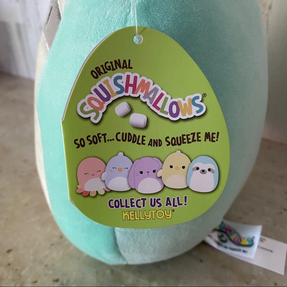 SLOTH “Aqua” Squishmallow Plush 7” NWT - Picture 5 of 8